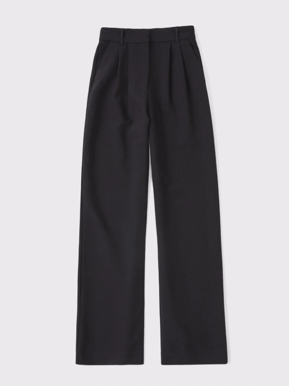 Abercrombie & Fitch Black Sloan Tailored Wide-Leg Pants Size 24/00R